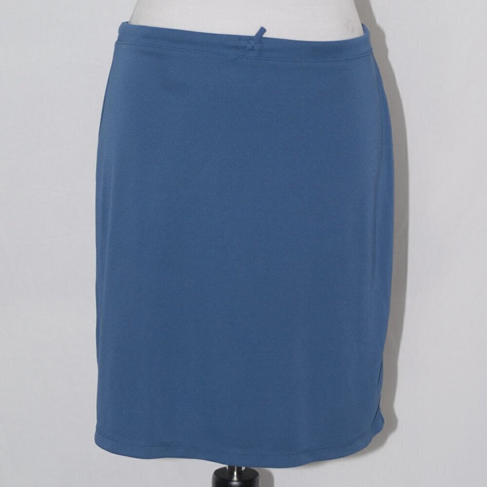 Tennis Skirt Drawstring Waist Espirit Womens Medium Blue 100% Polyester Athletic
